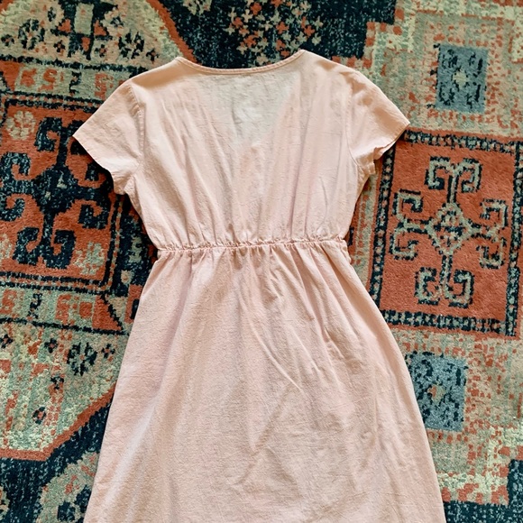 Farmers Market boho patch pocket summer dress L - Picture 3 of 5